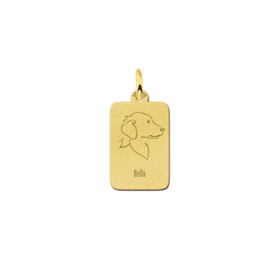 gouden-rechthoekige-hanger-met-hondensilhouet-golden-retriever
