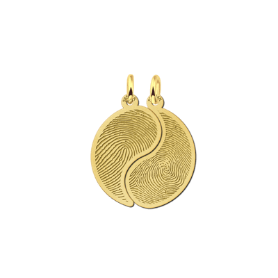 gouden-vingerafdruk-kettingen-yin-yang-22-mm