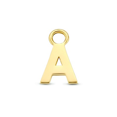 14-karaat-gouden-letter-hanger-voor-oorringen
