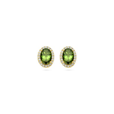 14-karaat-gouden-oorknoppen-met-groene-toermalijn-en-diamant-6-mm-x-8-mm