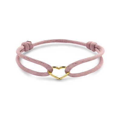 armband-met-roze-satijn-en-14-karaat-gouden-hartje-lengte-13-26-cm