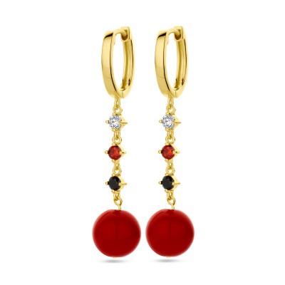 gold-plated-oorhangers-met-rode-kleurstenen-10-mm-x-46-mm