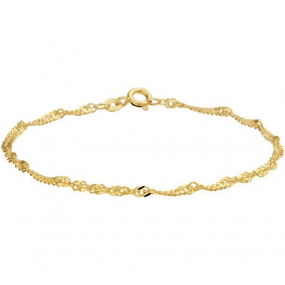 gouden-armband-singapore-schakels-18-cm