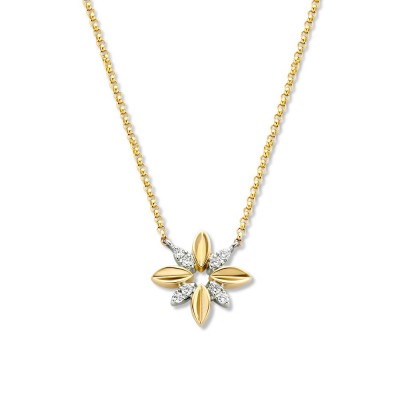 gouden-collier-met-bloemvormige-hanger-diamant