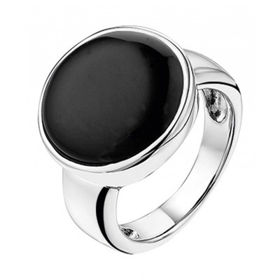 zilveren-edelsteen-ring-onyx-rond