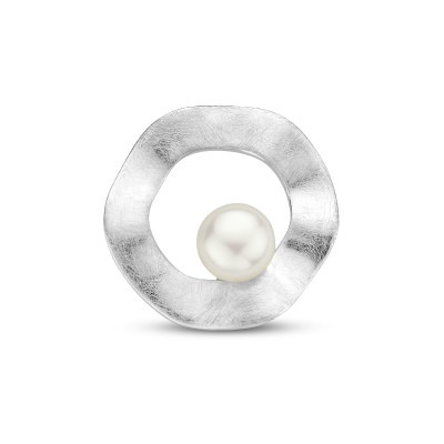 zilveren-ronde-hanger-met-parel-gescratcht-diameter-20-mm