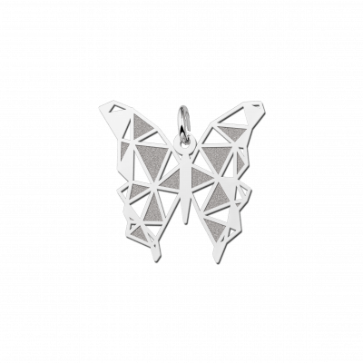 zilveren-geometrische-hanger-vlinder