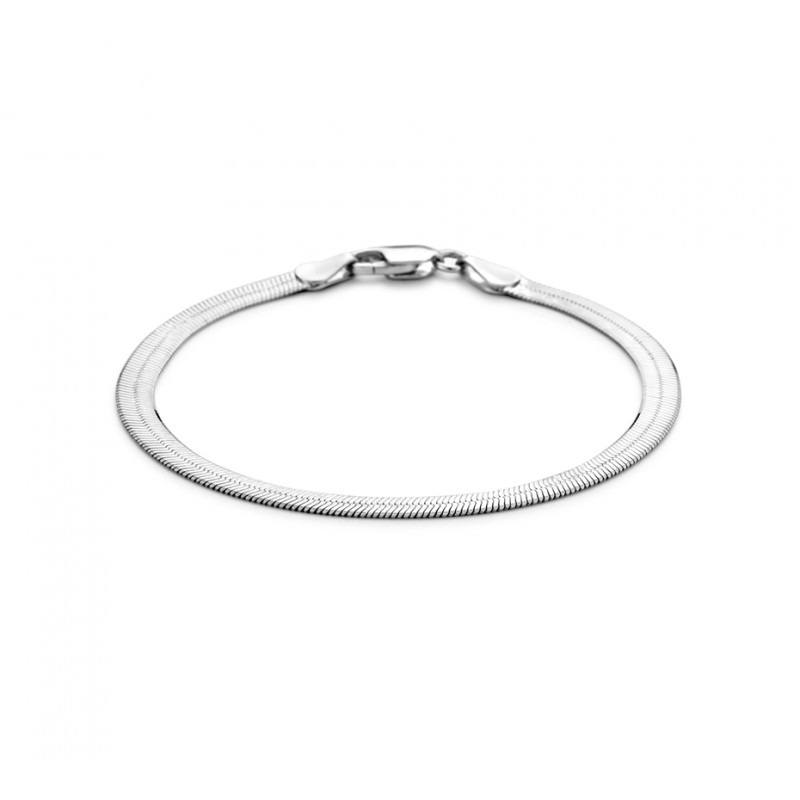 seks stopverf Donau Smalle zilveren armband 18-19 cm | Mostert Juweliers