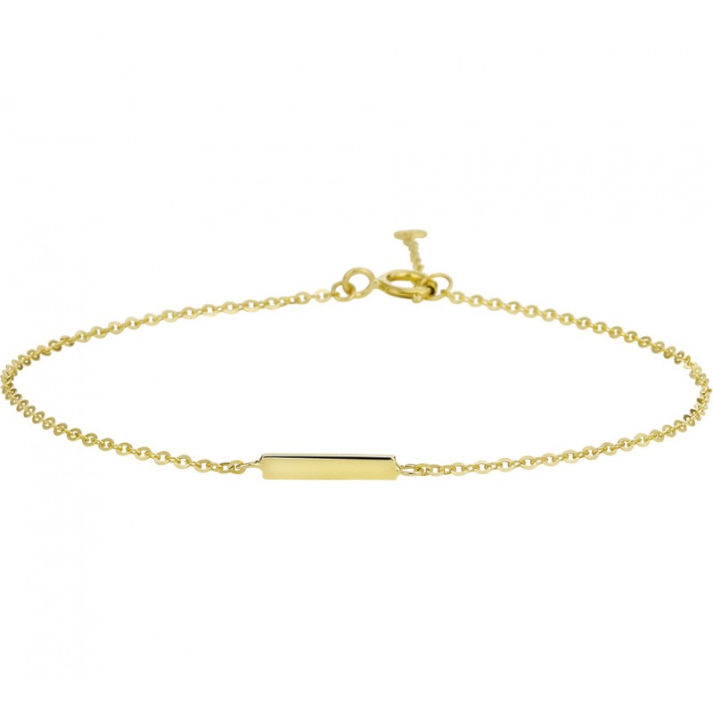 Scheur Conciërge Registratie Dun gouden armbandje balkje | Mostert Juweliers