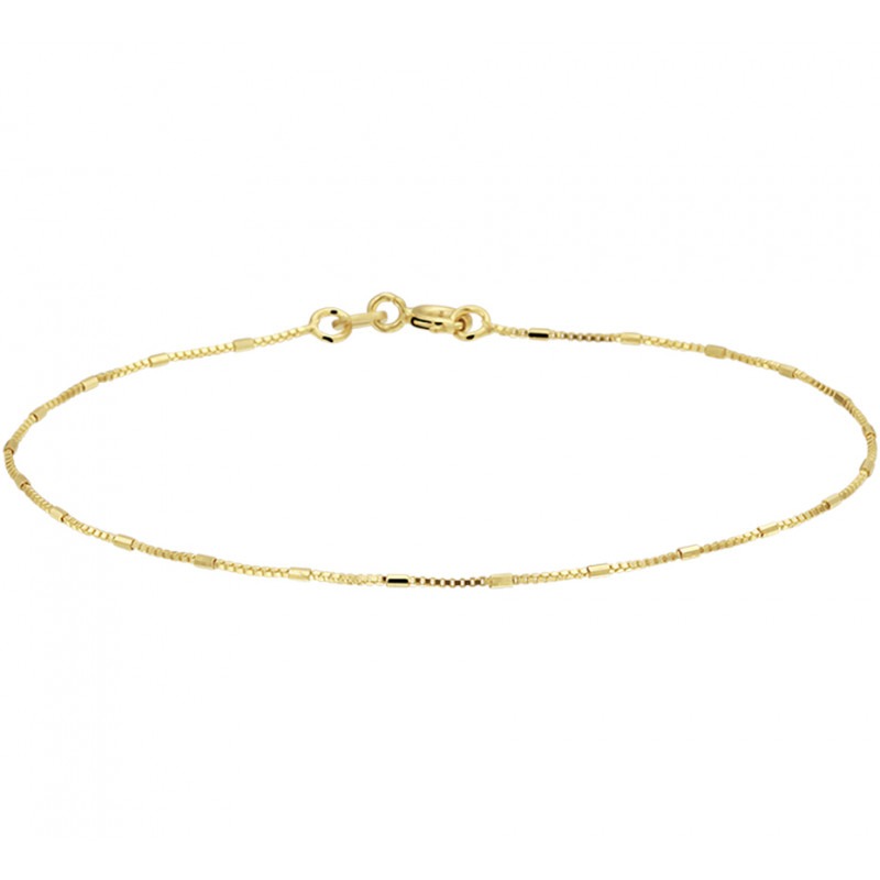Nederigheid Ashley Furman thuis Dunne gouden armband met balkjes | Mostert Juweliers