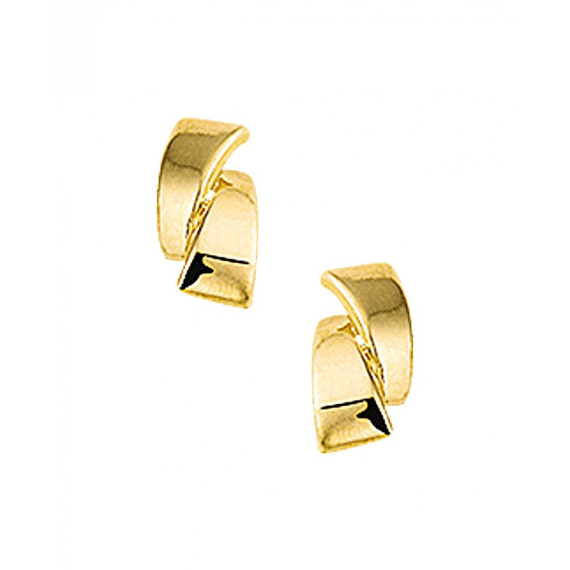 Vertrappen knal Afstoten Gouden oorbellen 14-karaat oorknopjes 8 mm x 5 mm | Mostert Juweliers