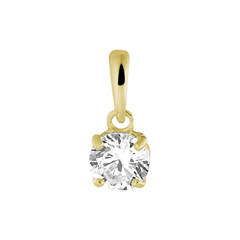 Minimalistische gouden zirkonia | Juweliers
