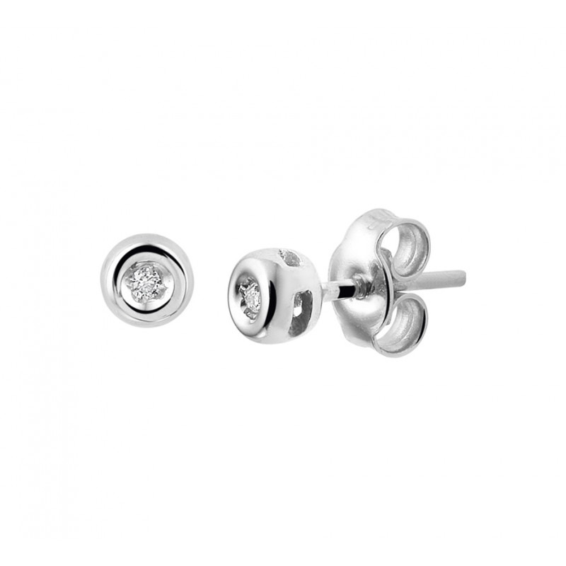 Beeldhouwer weggooien definitief Diamanten oorbellen knopjes 2 mm | Mostert Juweliers