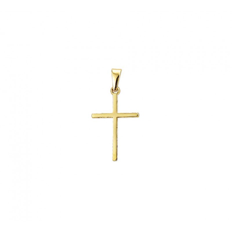 Stoutmoedig Hick toewijzen Gouden kruis hanger 14-karaat glanzend en massief | Mostert Juweliers