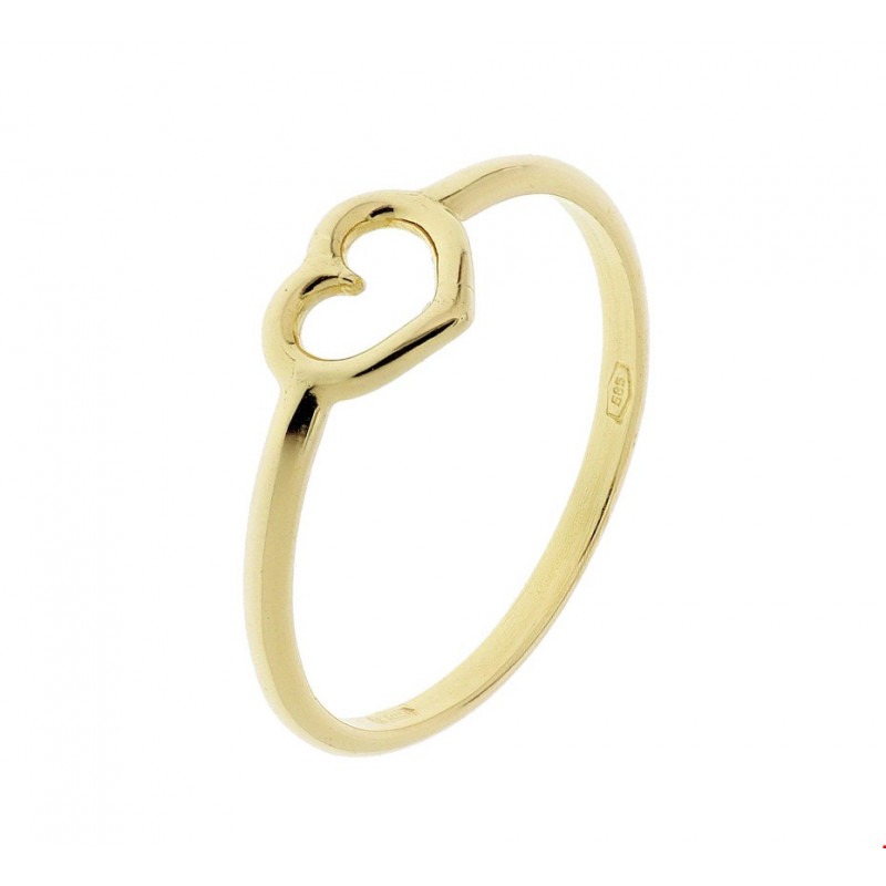 koppeling sirene output 14-Krt gouden ring | Mostert Juweliers