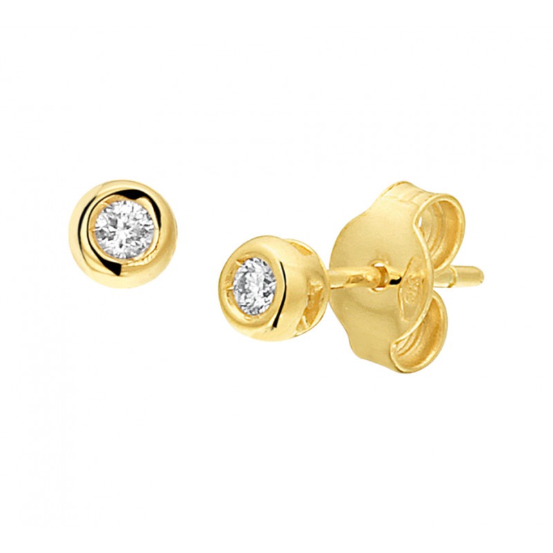 Verscherpen Intact surfen Diamanten oorbellen van goud | Mostert Juweliers