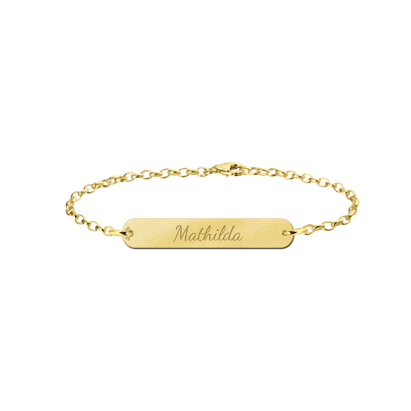 Gouden armband met naam Names4ever | Juweliers