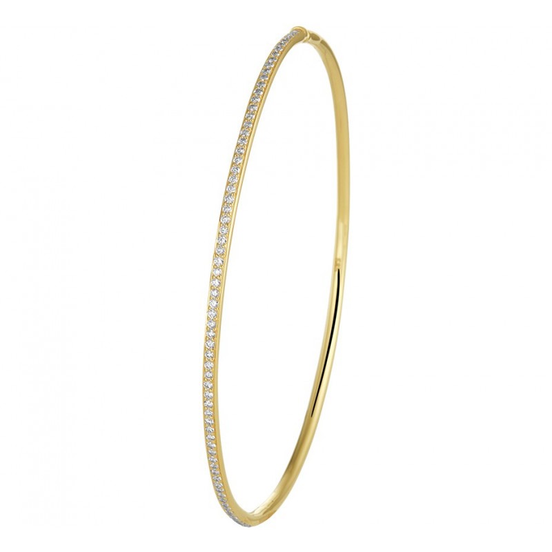 marge Direct hoesten Gouden dames armband met diamant | Mostert Juweliers