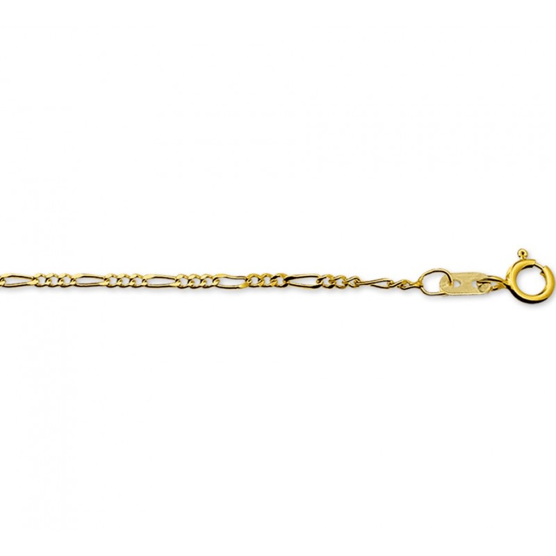 In zicht Onvergetelijk afvoer Gouden figaro ketting 38-50 cm | Mostert Juweliers